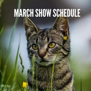 March Show Schedule